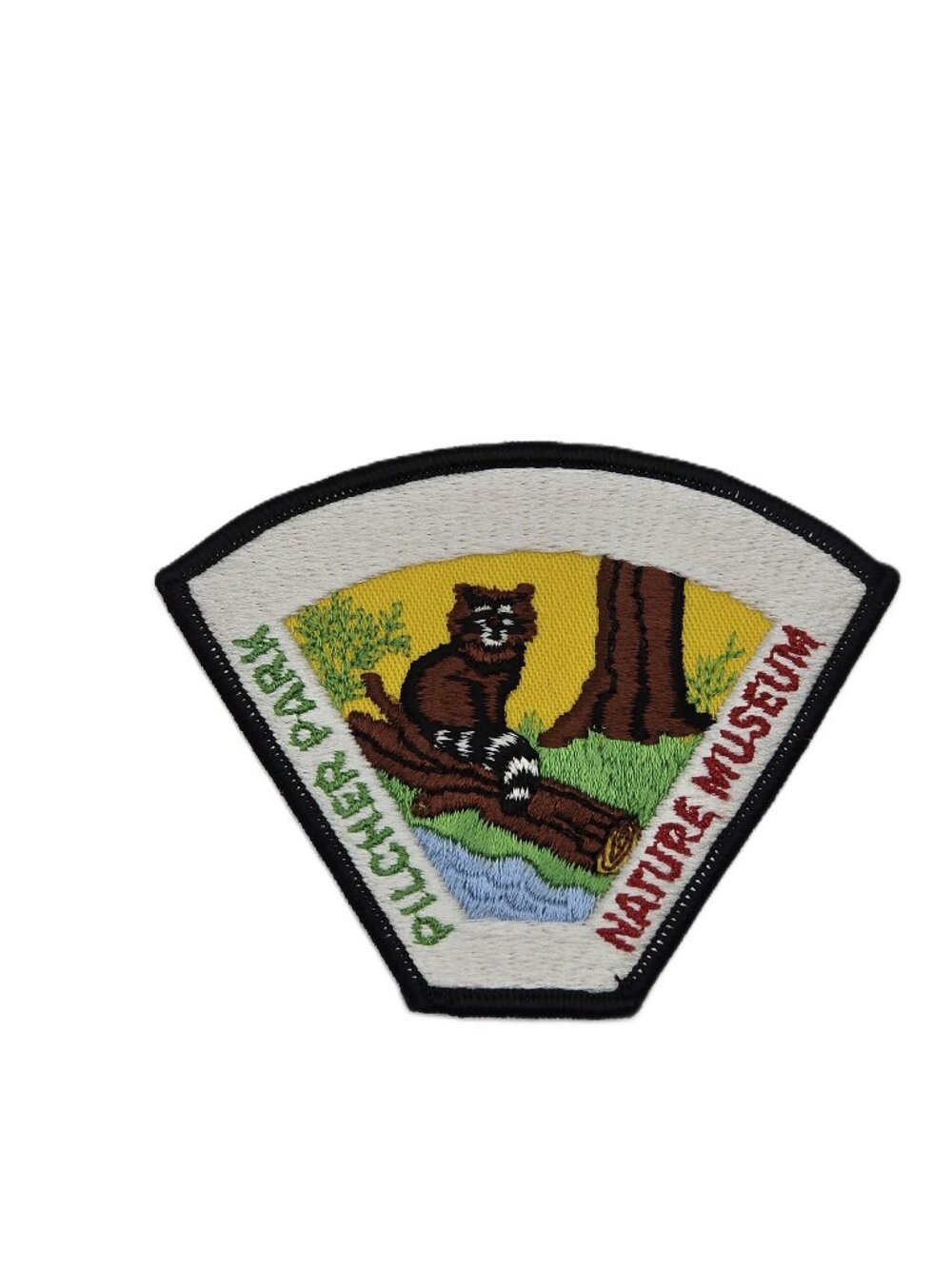 Vintage NOS Pilcher Park Nature Museum Racoon Conservation Trail Segment Patch